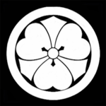 片喰紋 (丸に剣片喰)