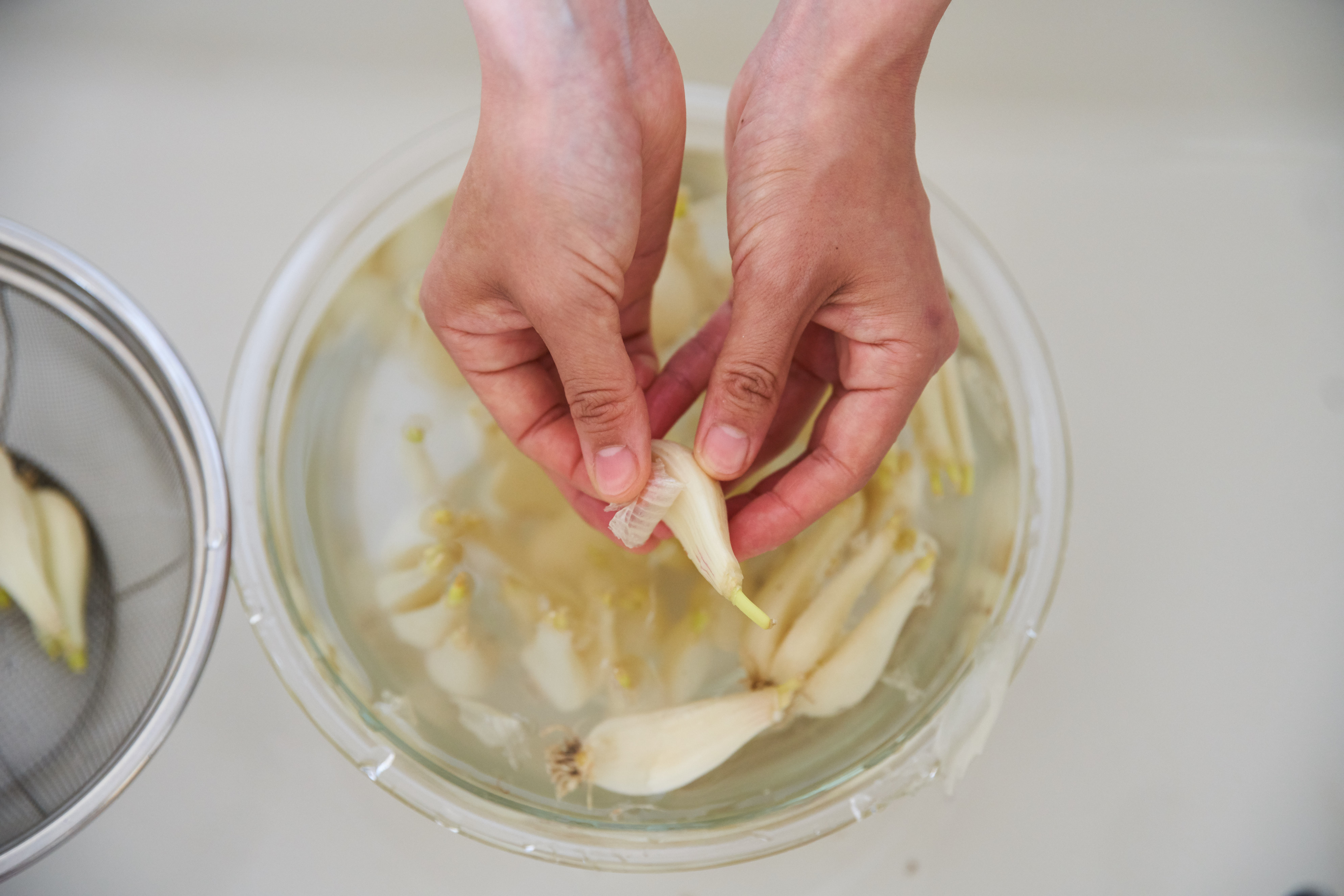 らっきょうの下処理方法 土付きらっきょう 塩漬けらっきょうの下ごしらえまとめ お役立ち 季節の耳より情報局