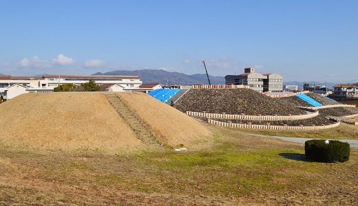 三ツ城古墳は見た目インパクト大！解説とアクセス・周辺おすすめランチまとめ