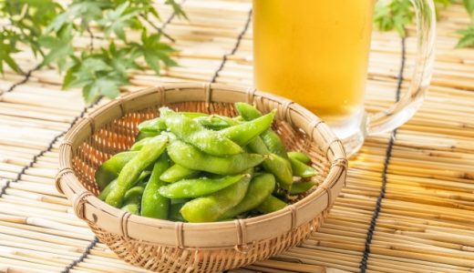 枝豆さやつき10粒(30g)のカロリーと糖質は？栄養成分・廃棄率も解説！