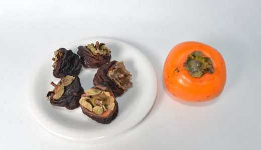 干し柿をよく見たらカビが…腹痛や食中毒に気を付けて!この白い粉はカビ?