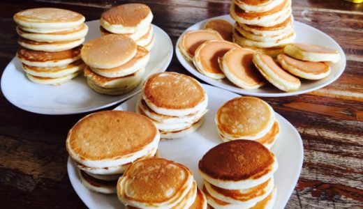 ホットケーキの生地は混ぜすぎ注意?膨らまない原因はグルテン?砂糖?