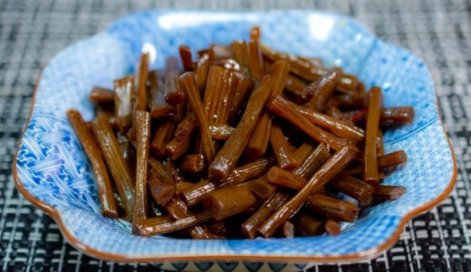 きゃらぶきが固い？原因は吸水不足！栄養や保存方法や作り方も！