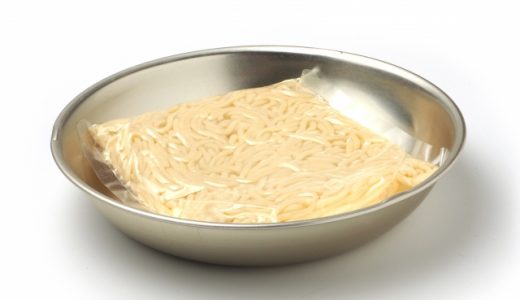 茹でたパスタ麺、うどん麺、ラーメンの冷凍保存の方法を紹介！